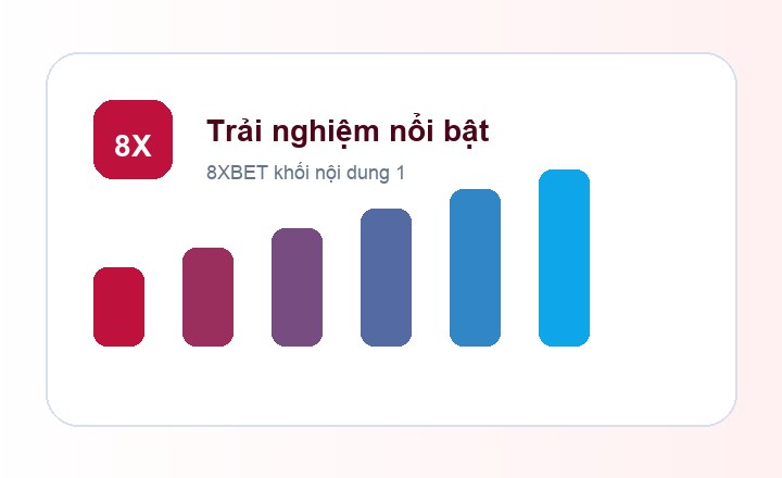 8XBET trải nghiệm nổi bật